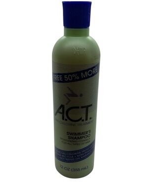 A.C.T. Anti Chlorine Treatment Swimmer’s Shampoo Vintage USA Swimming